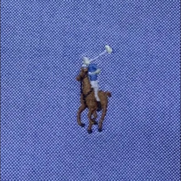 Vintage Polo Ralph Lauren Button Down Yarmouth Blue Shirt - Picture 2 of 6